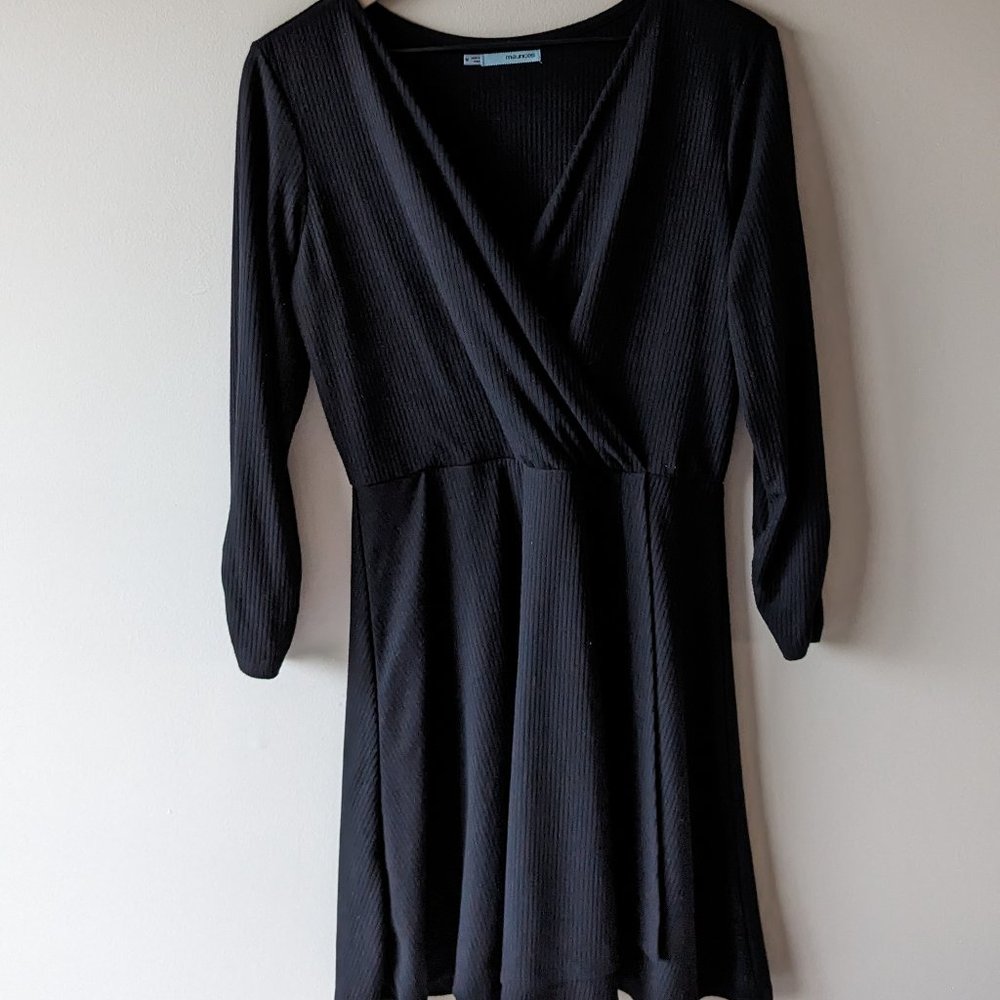 Maurices Black Skater Dress